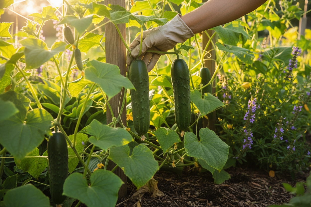 How to Grow, Harvest, and Protect Cucumbers: A Complete Garden Guide