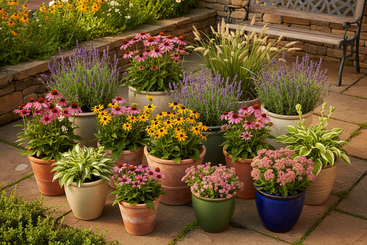 12 Lazy Perennials That Come Back Every Year in Pots