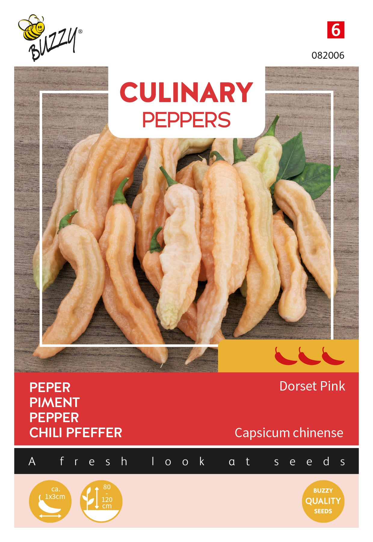 Pepper - Dorset Pink - 8 Seeds