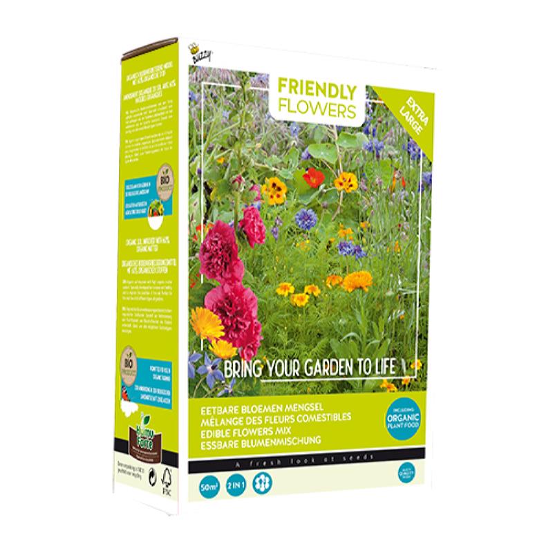 Friendly Flowers XL – Eetbare Bloemen – 50 m²