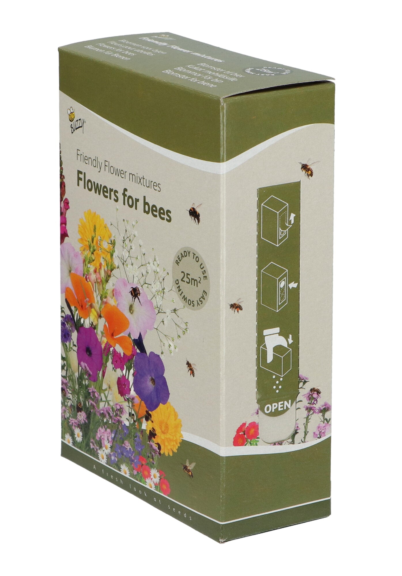 Freundliche Blumen – Bienenmischung Niedrigwachsend – 25 m²