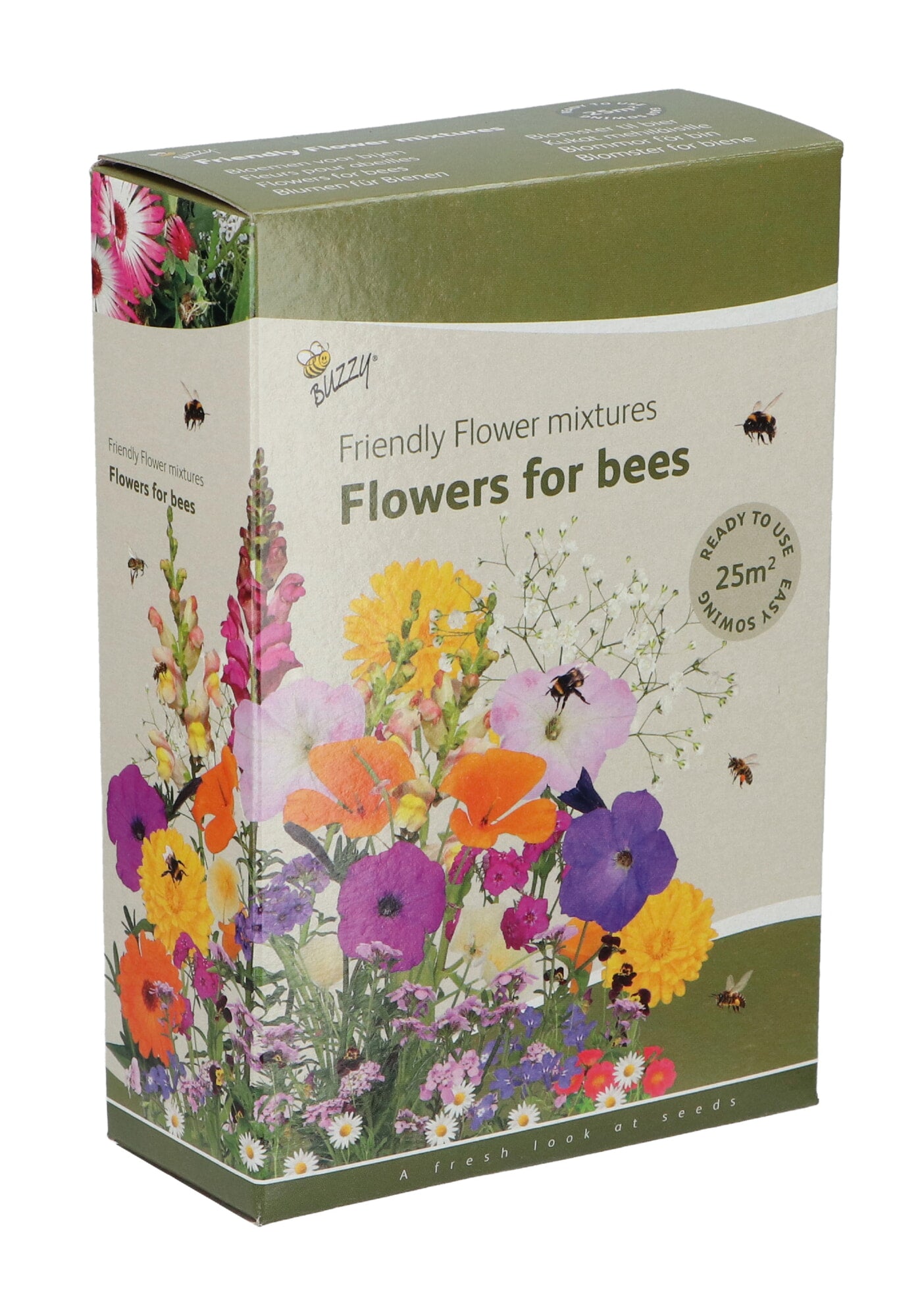 Freundliche Blumen – Bienenmischung Niedrigwachsend – 25 m²