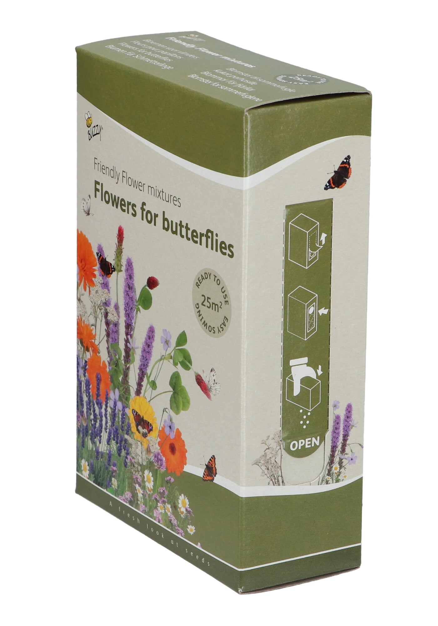 Friendly Flowers – Vlindermengsel Laag – 25 m²