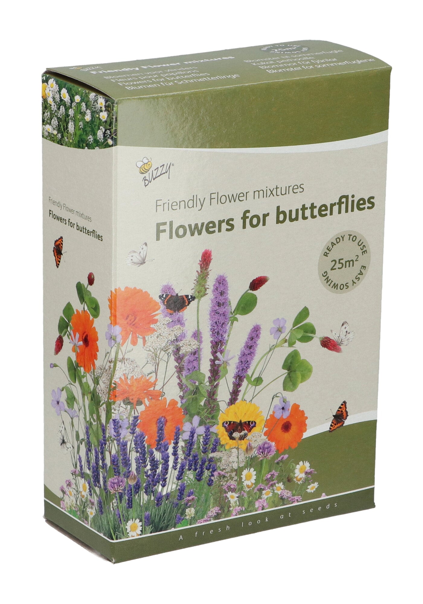 Friendly Flowers – Vlindermengsel Laag – 25 m²