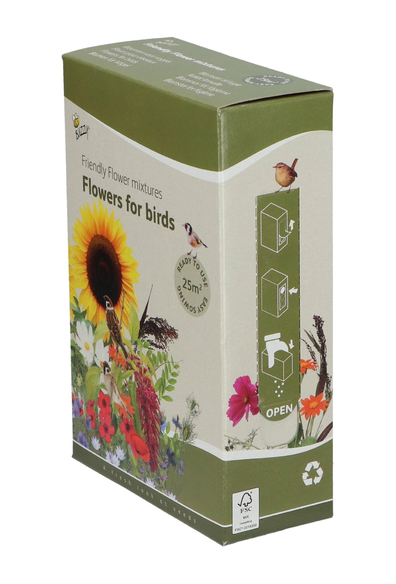 Fleurs Amies – Mélange pour oiseaux – 25 m²