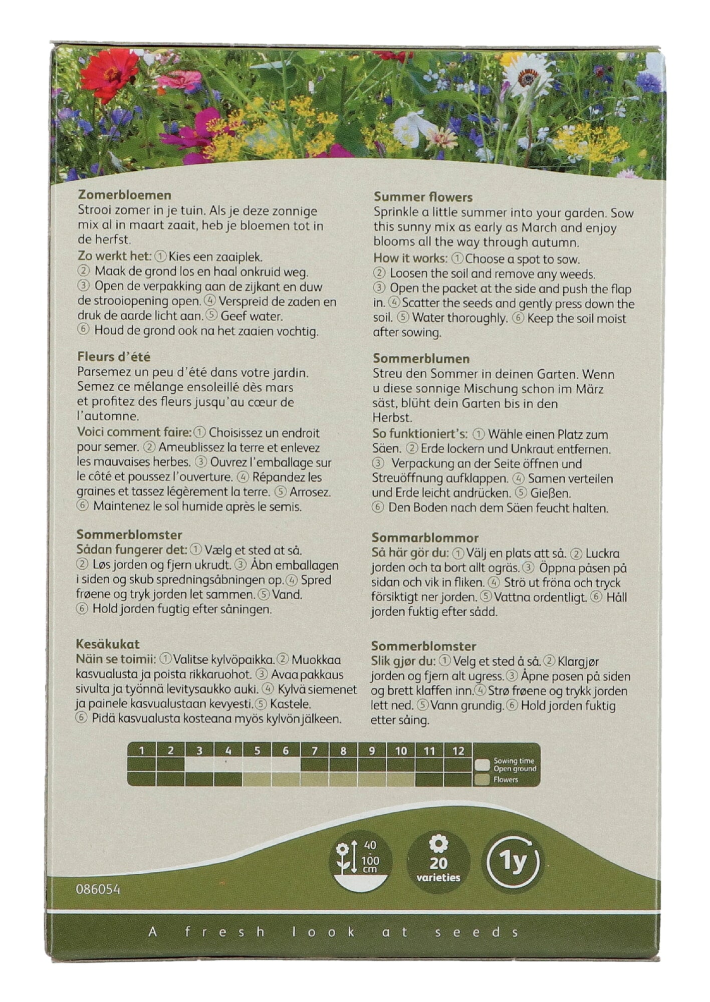 Friendly Flowers – Zomerbloemenmengsel – 25 m²