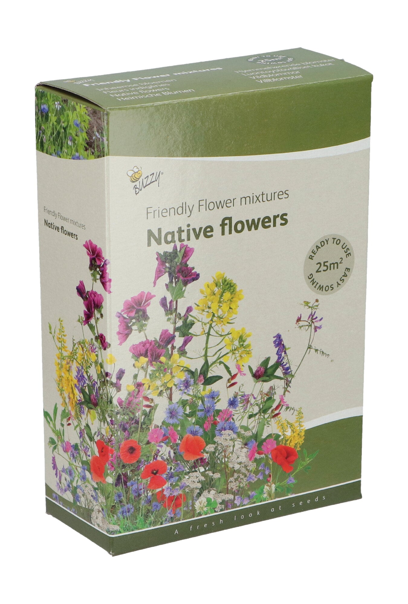 Freundliche Blumen – Heimische Wildblumenmischung – 25 m²