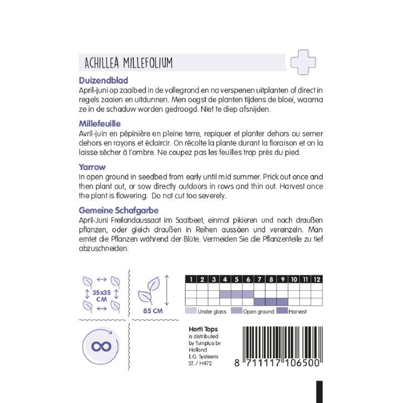 Achillea Millefolium - Wit - 0,5 g