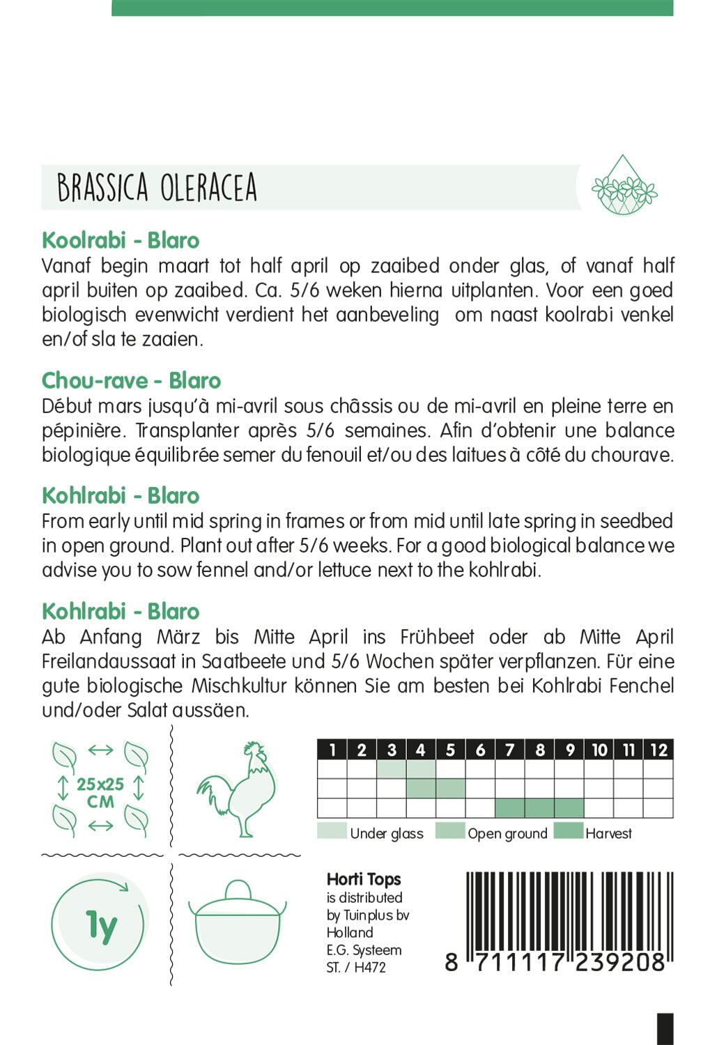 Kohlrabi - Blaro - 1.5 g