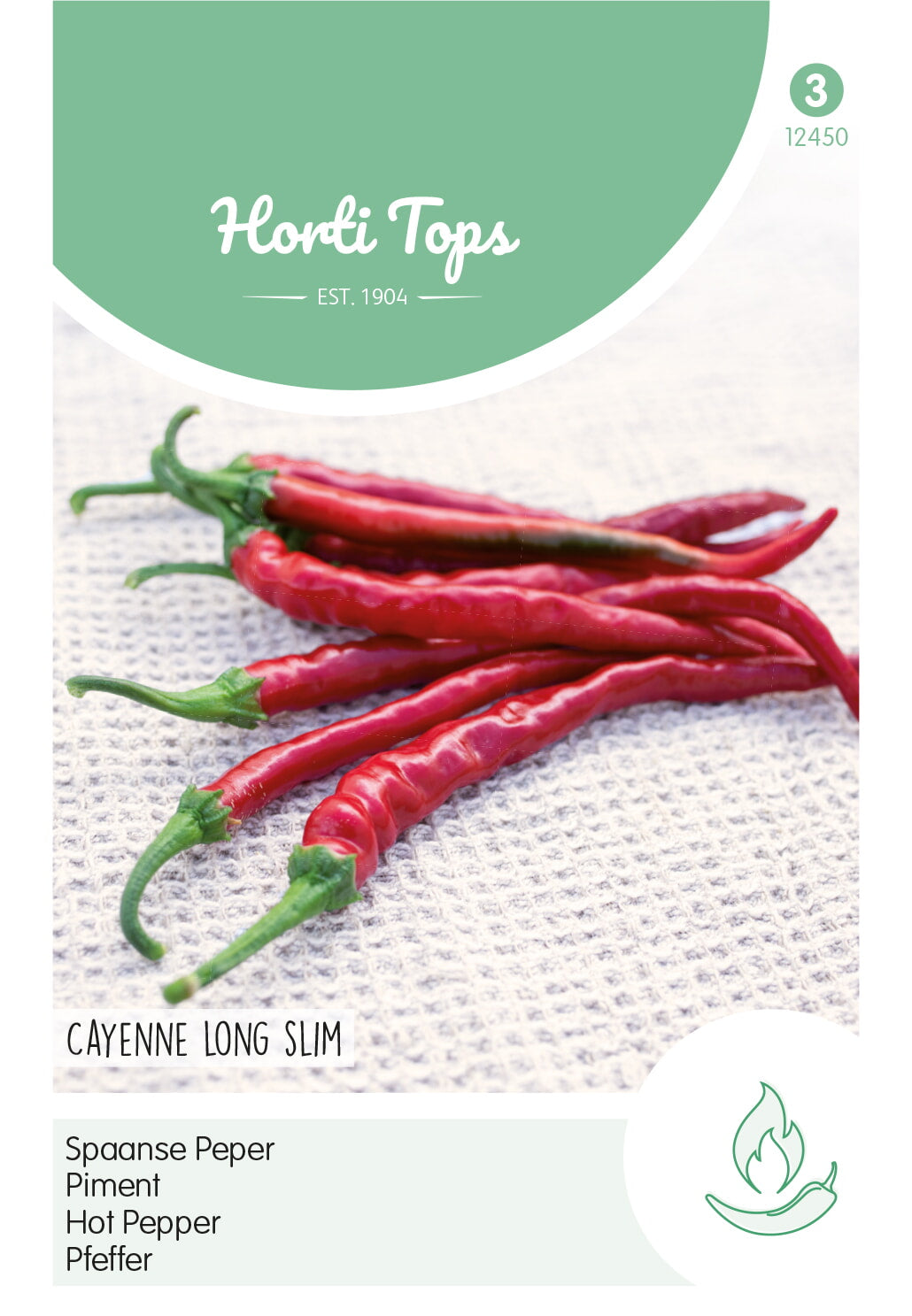 Hot Pepper - Cayenne Long Slim - 1,5 g