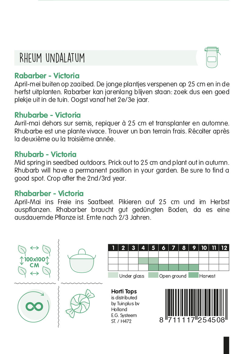 Rhubarb - Victoria - 1 g