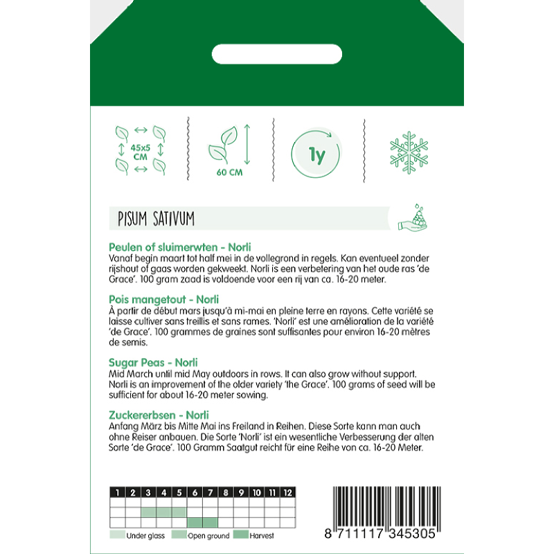 Sugar Peas - Norli - 100 g