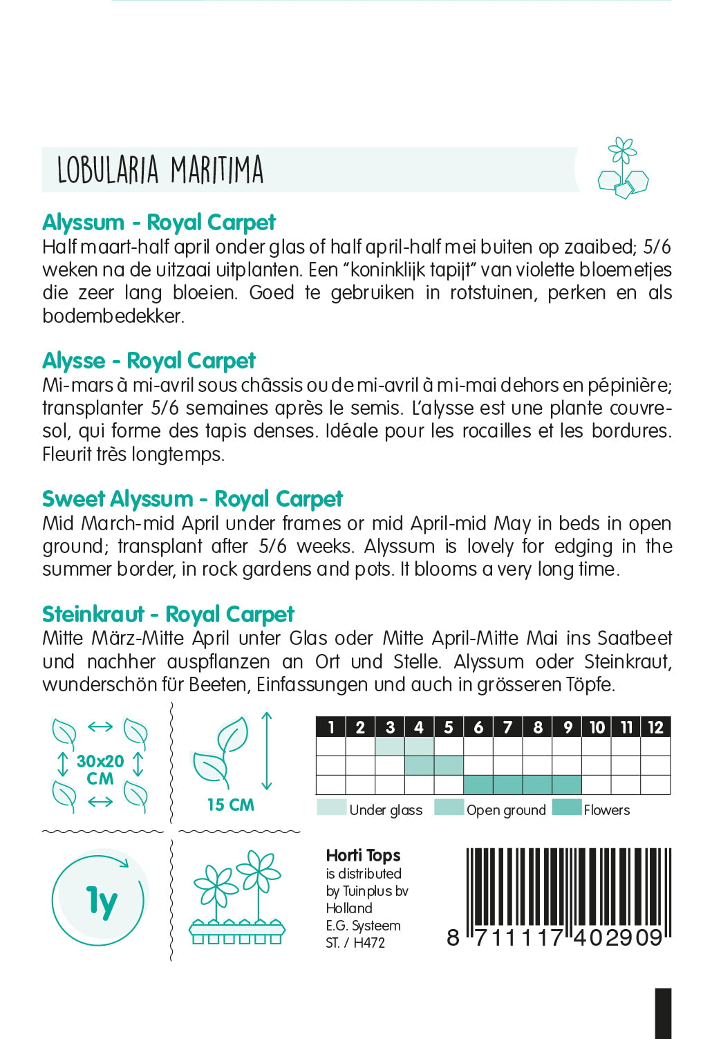 Alyssum - Royal Carpet - 0.5 g
