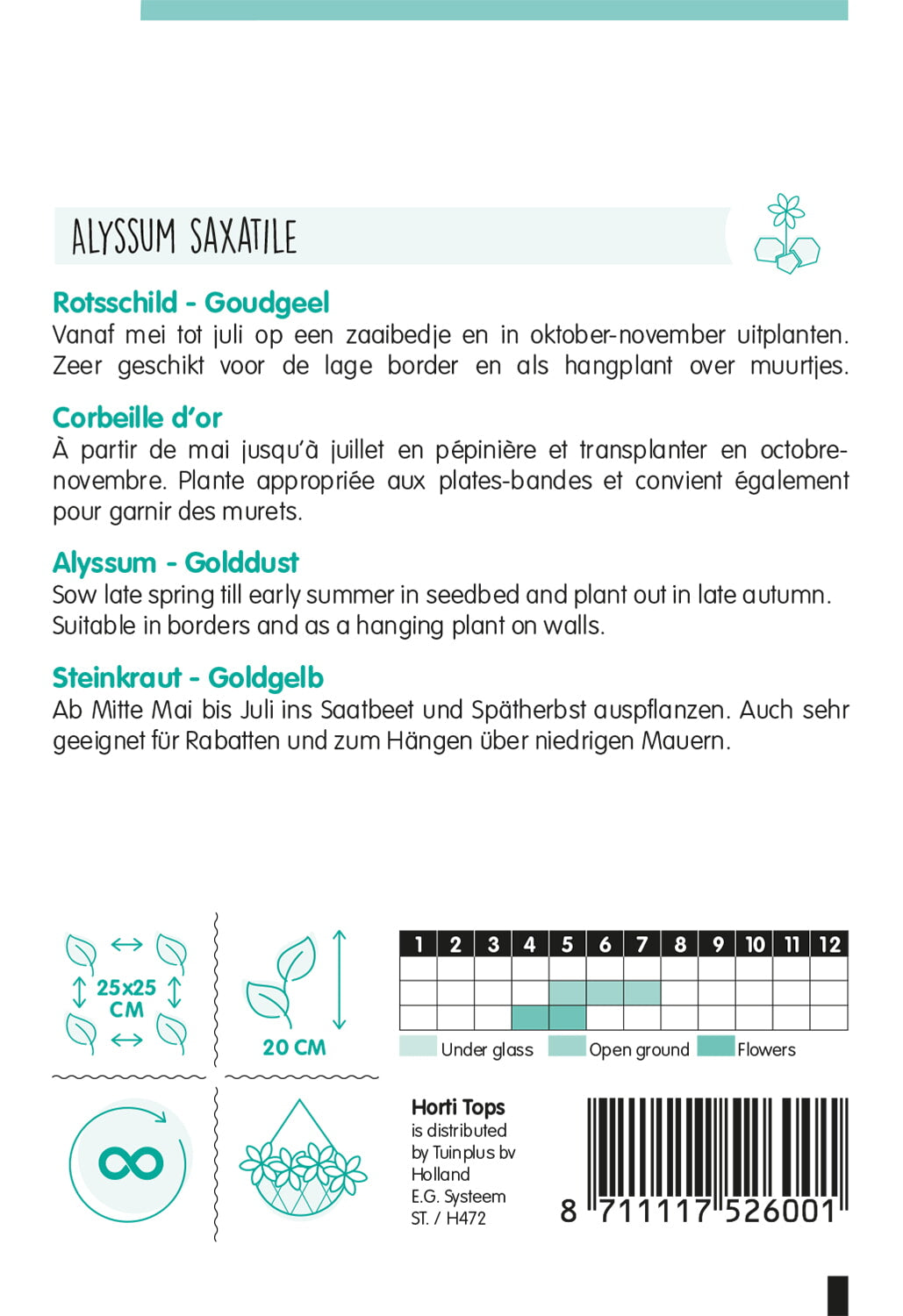 Schildzaad – Rotsschild – 0,3 g
