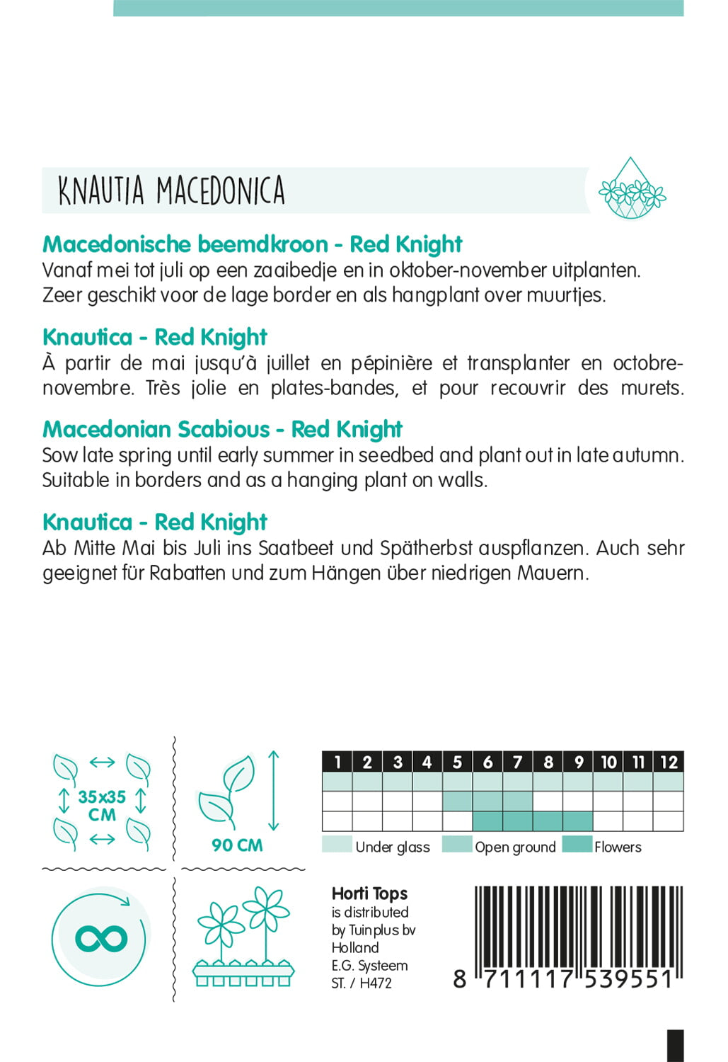 Macedonische beemdkroon – Red Knight – 0,25 g