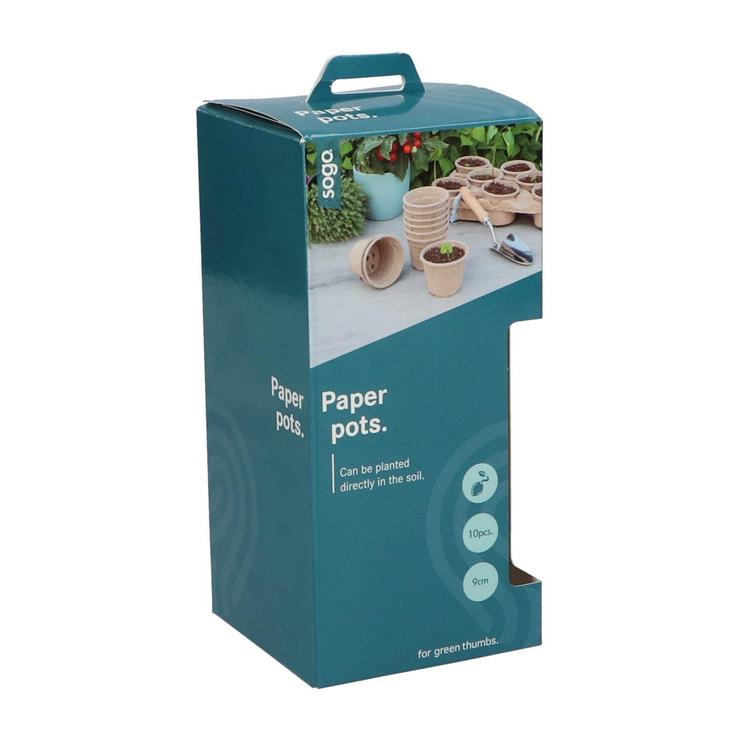 Papieren Potten - 9 cm - 12 stuks