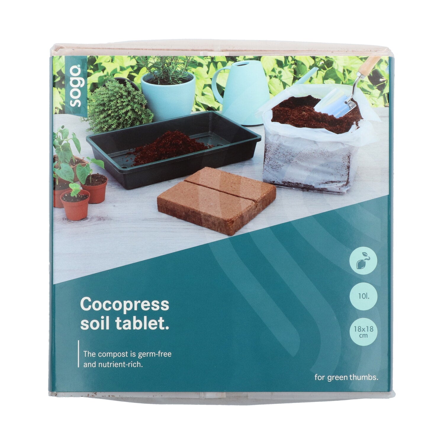 Tablette de sol en noix de coco - 10L