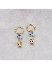 Tulip Earrings - Charm - Gold