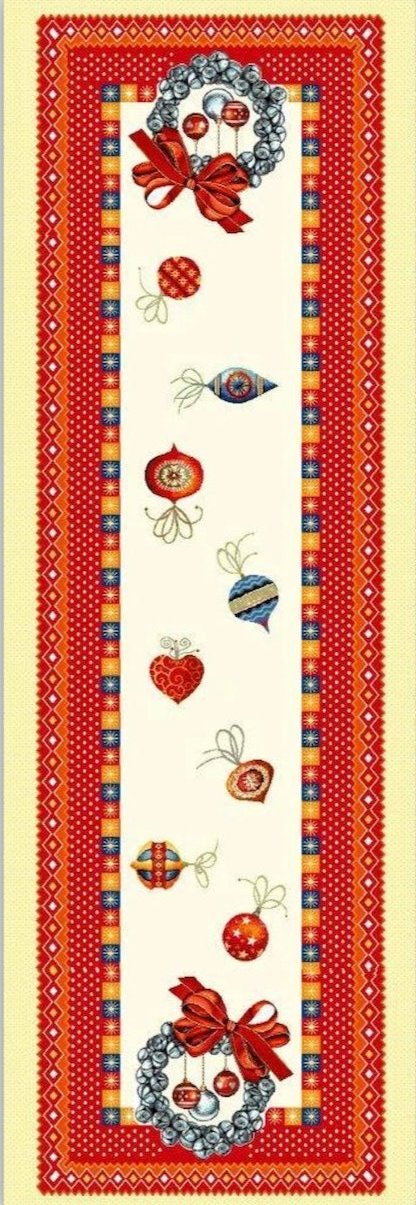 Tafelloper 'Bonheur 04' - 35 x 95
