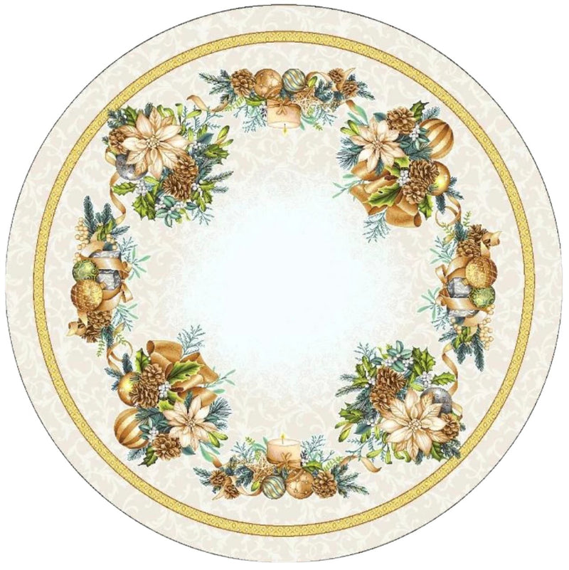 Tablecloth Round Bougie - 135