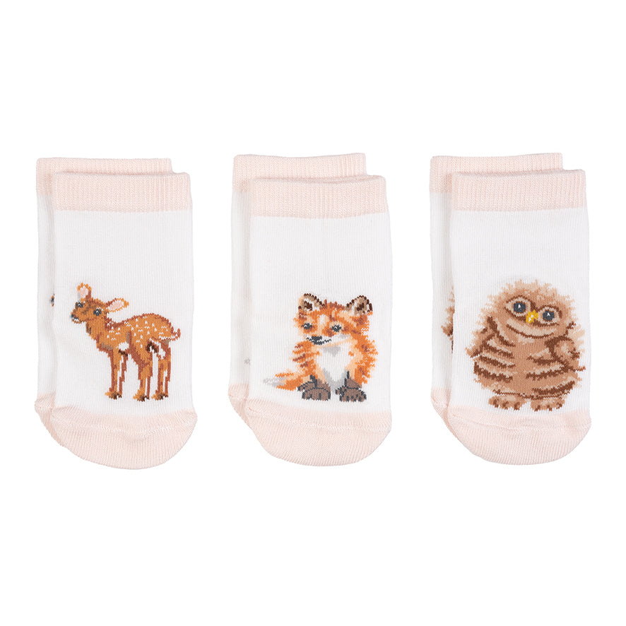 Baby Socks - Little Forest - 6-12 Months-1