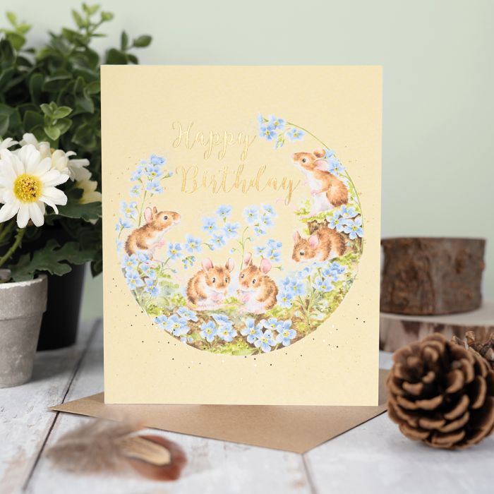 Birthday Card - Forget Me Not-2