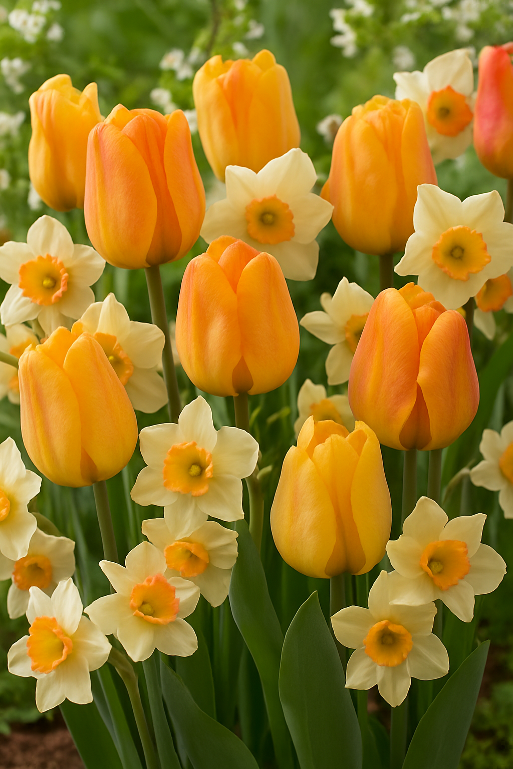 Mengsel Tulpen/Narcissen - Maanlicht - 12/+