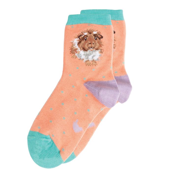 Children's Socks - Guinea pig - Grinny Pig - 23-26-2