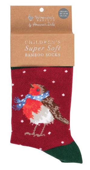 Children's Socks - Robin - Season's Tweetings - 27-30-1