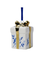 Christmas Ornament - Present with Golden Ribbon-1