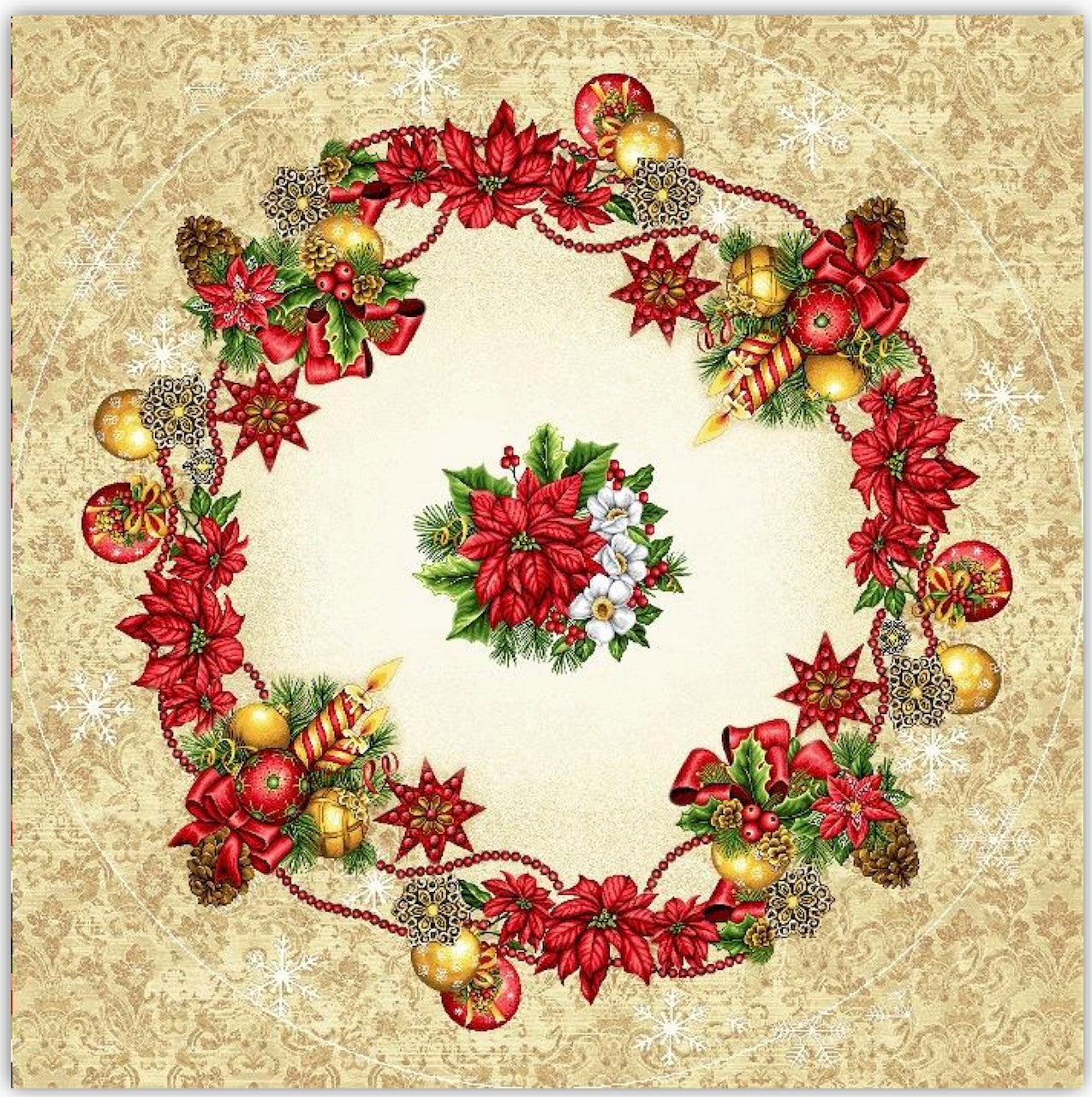 Nappe Ronde Or - 135