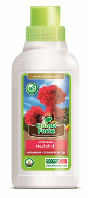 Bio Vloeibare Meststof - Geraniums & Terrasplanten - 500ml