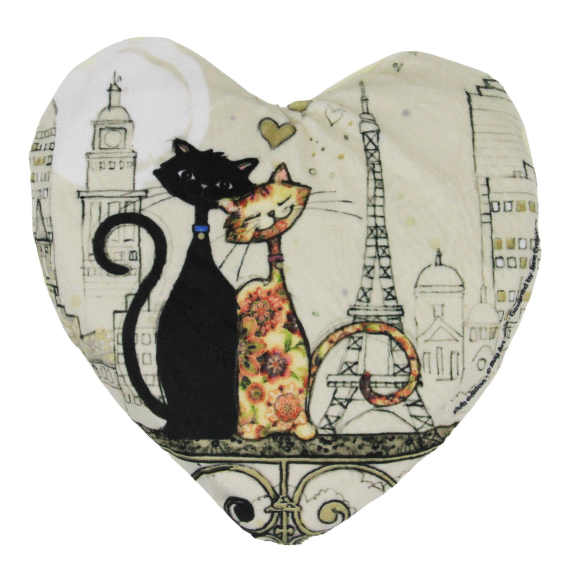 Kersenpitverwarmingskussen - Cats in Love