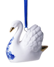 Kerstornament Zwaan - 4 cm