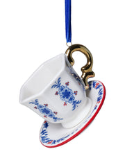 Kerstornament Theekopje - Vintage - 9 cm