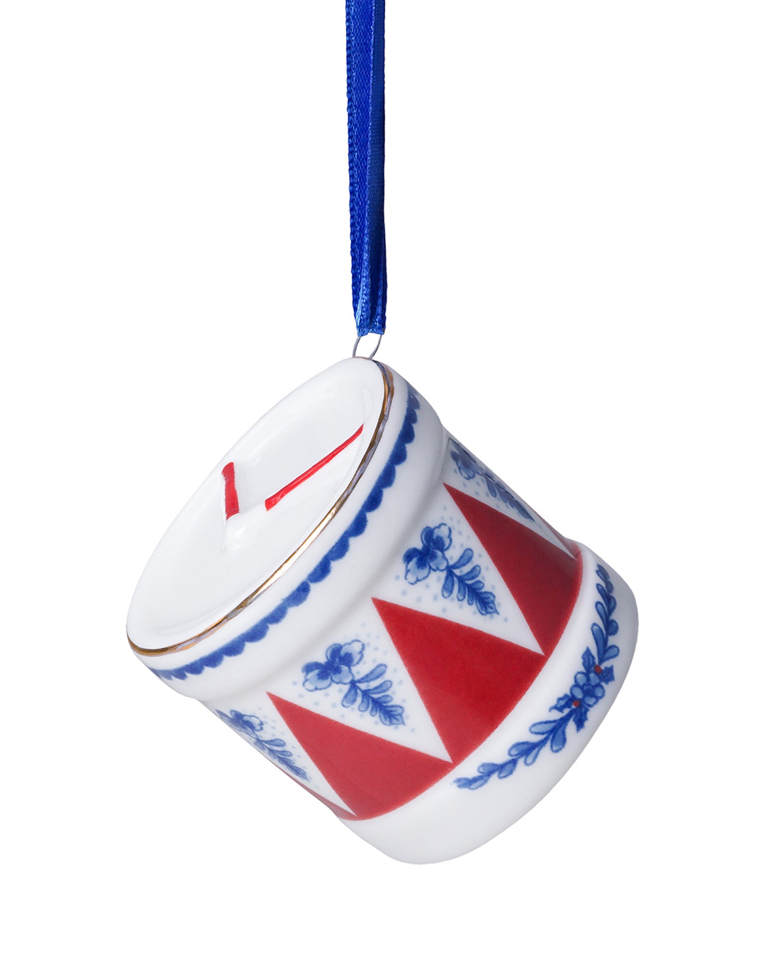 Christmas Ornament Drum - Vintage - 9 cm