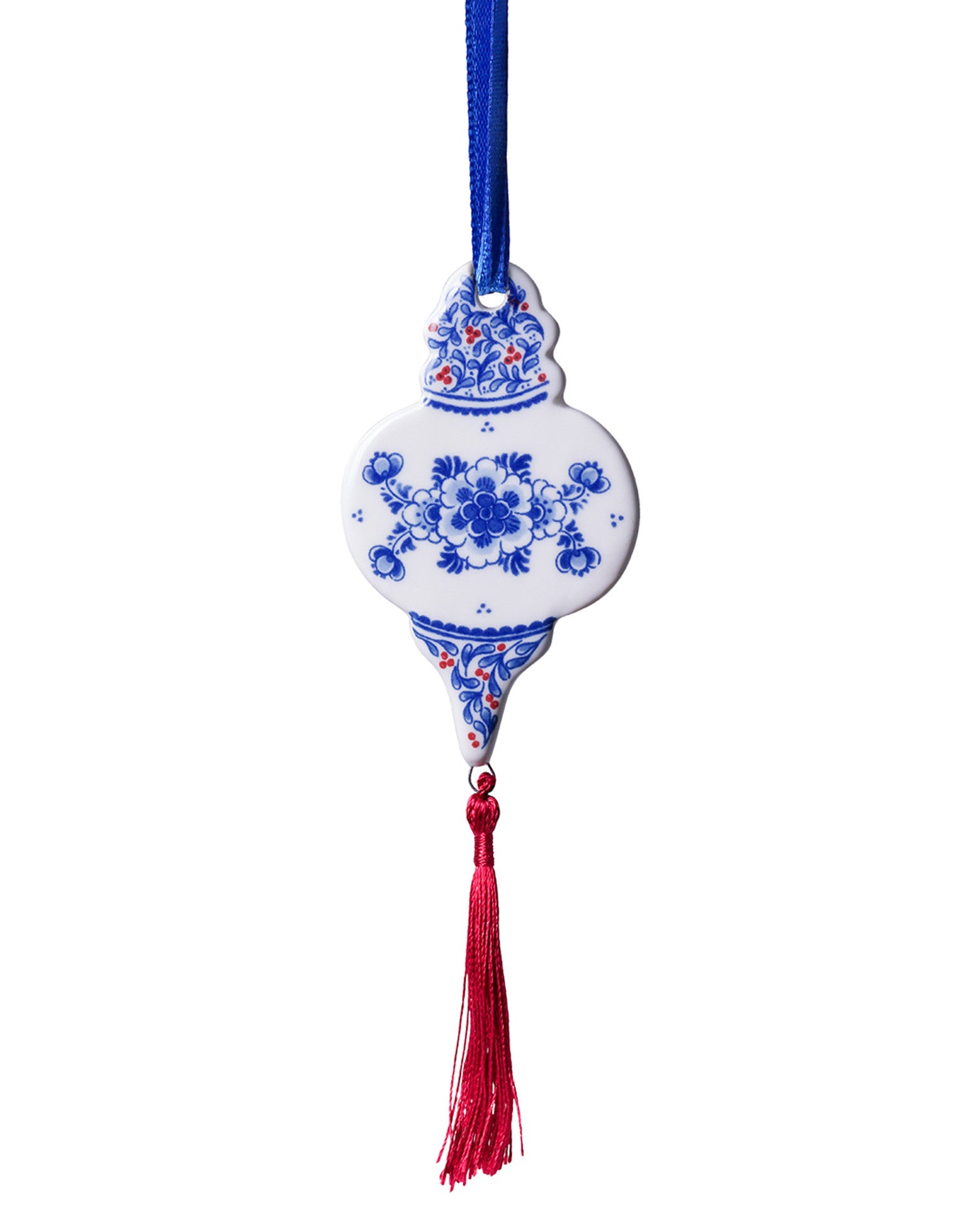 Kerstornament Druppel - Vintage - 9 cm