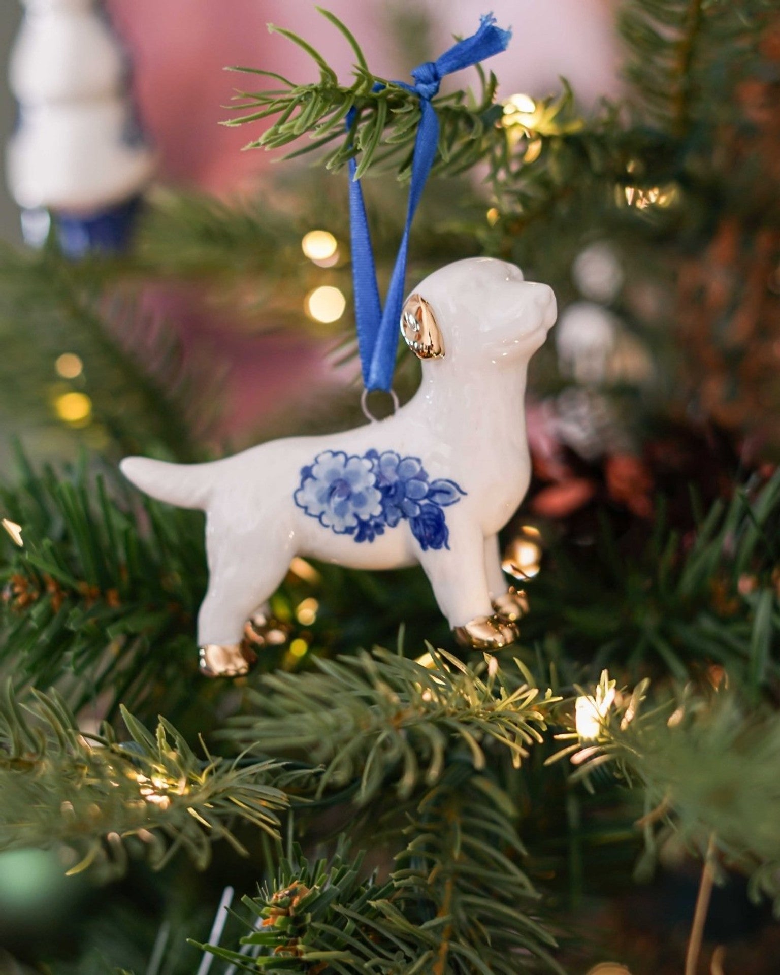 Kerstornament Labrador - 6 cm