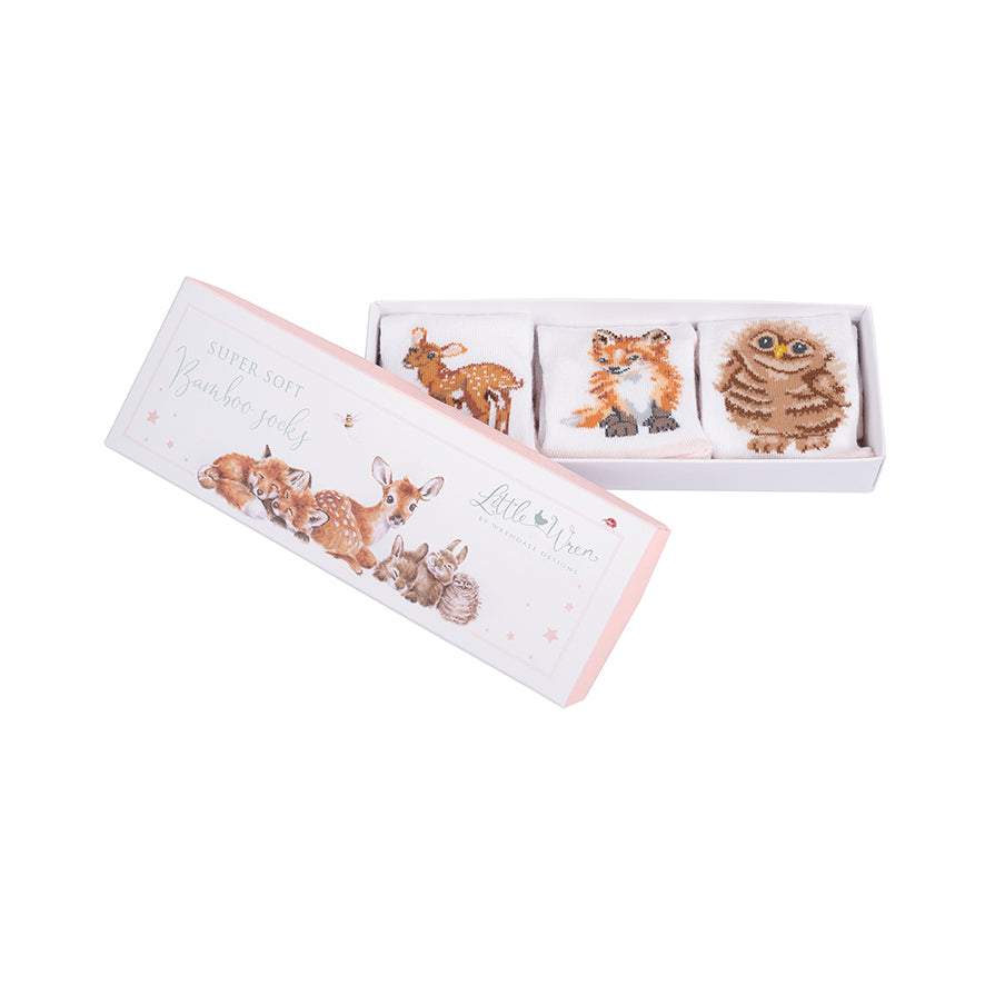 Baby Sokken - Little Forest - 0-6 Maanden