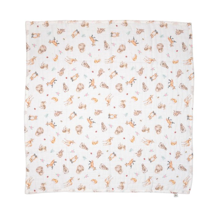 Little Forest - Woodland Animal Muslin Gift Set-6