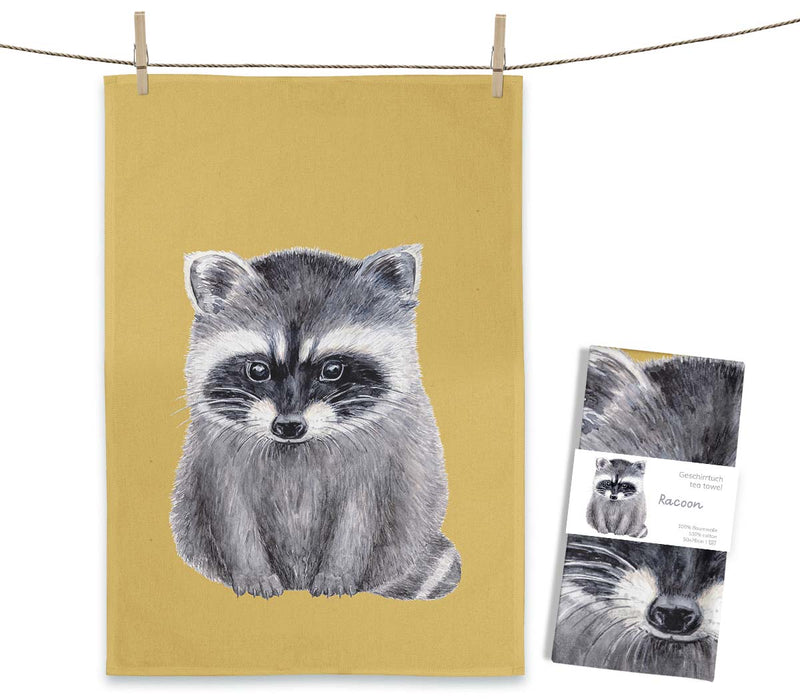 Tea Towel - Racoon