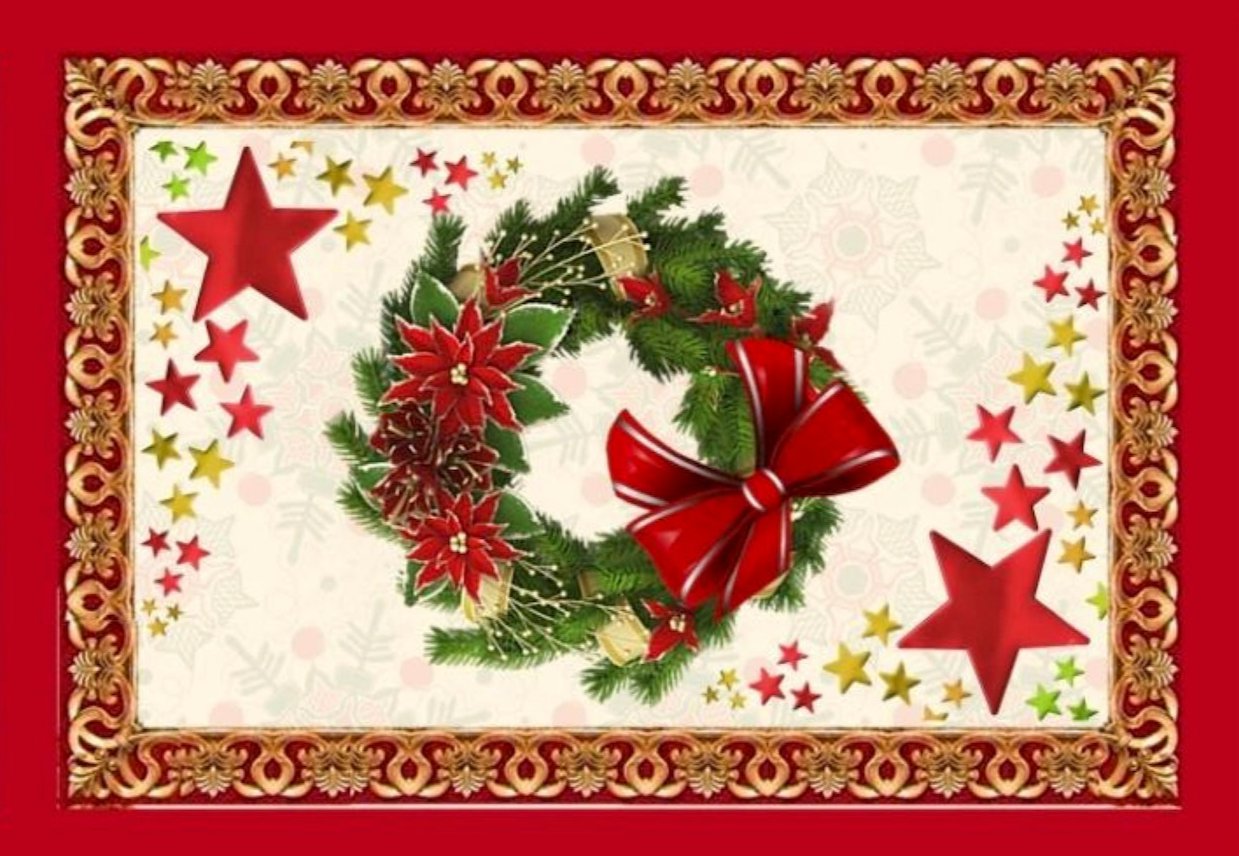 Placemat 'Kerststal' - 30 x 45