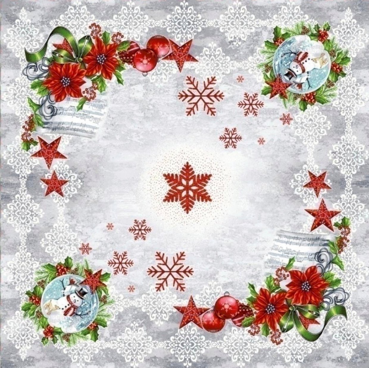 Tafellaken Vierkant 'Neve' - 95 x 95