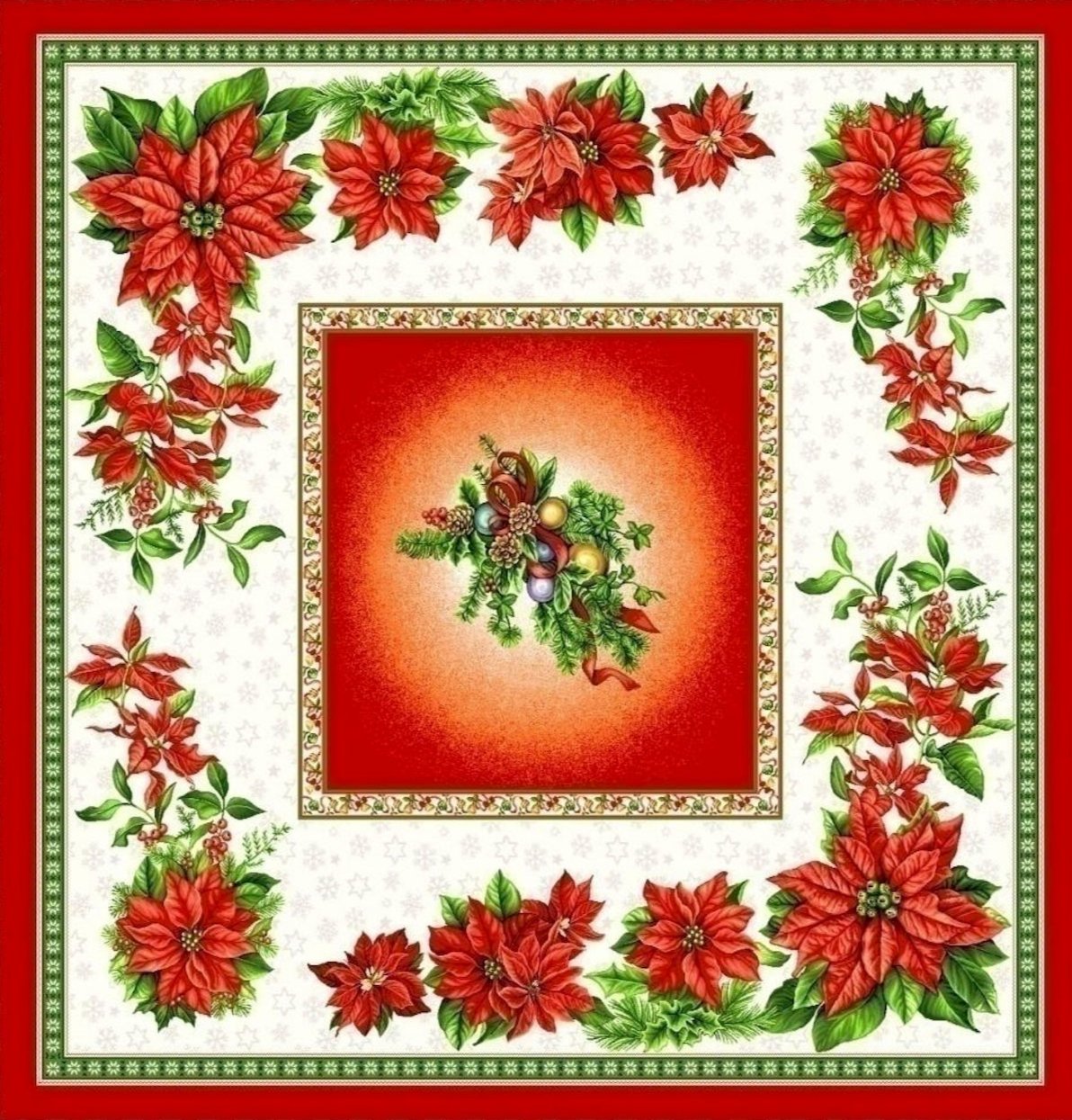 Tafellaken Vierkant 'Ponsodia' 01 - 95 x 95