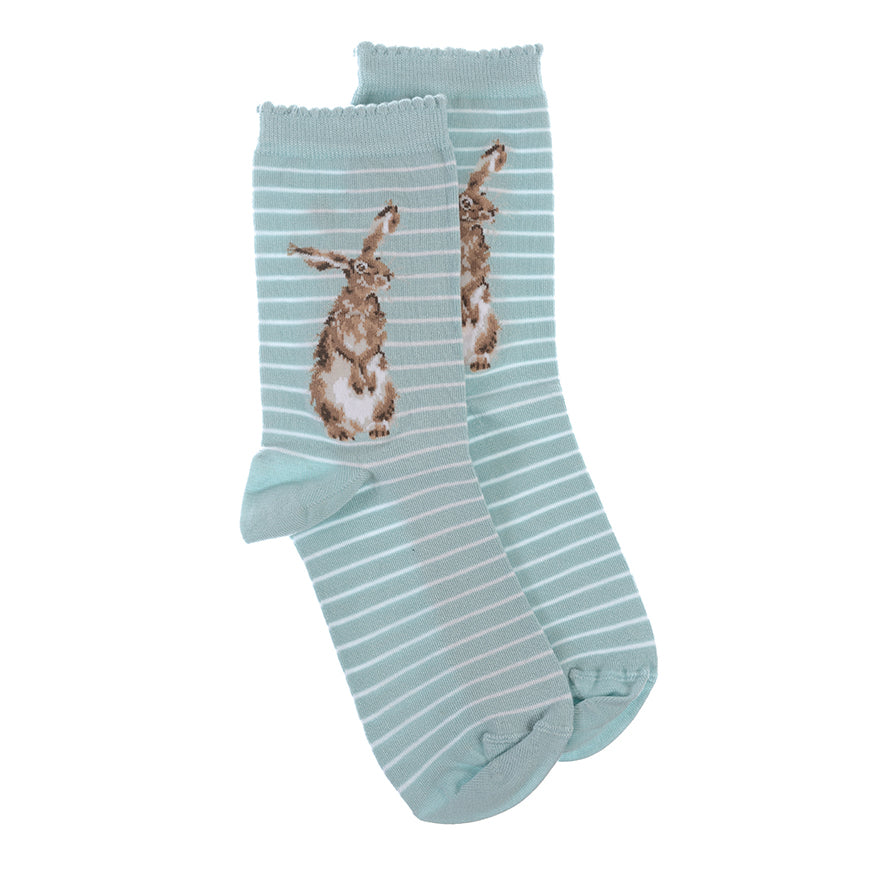 Chaussettes pour femmes - Lièvre - Lièvre et l'abeille