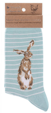 Chaussettes pour femmes - Lièvre - Lièvre et l'abeille
