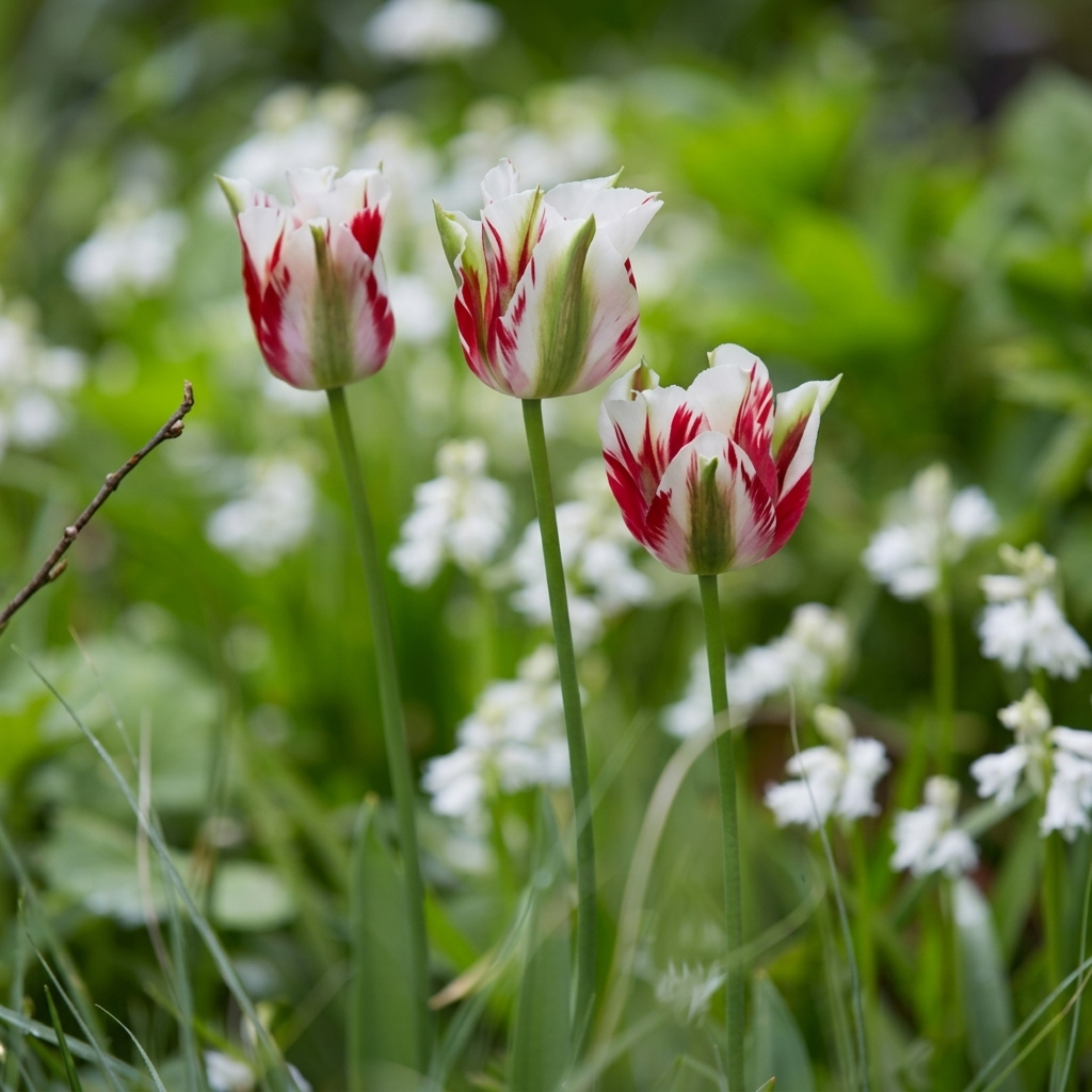 Tulip Viridiflora - Flaming Springgreen - 12/+