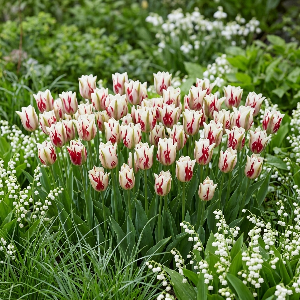 Tulip Viridiflora - Flaming Springgreen - 12/+