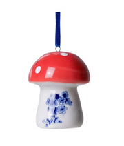 Kerstornament - Paddestoel Rond
