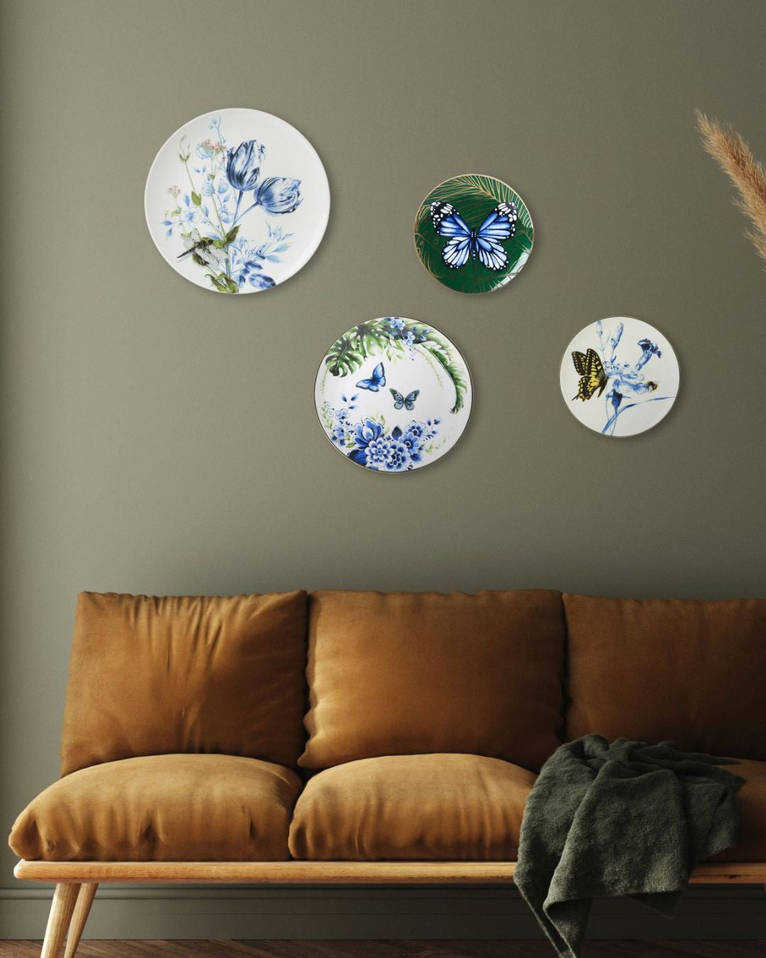 Wandbord - Vlindertuin - 20 cm